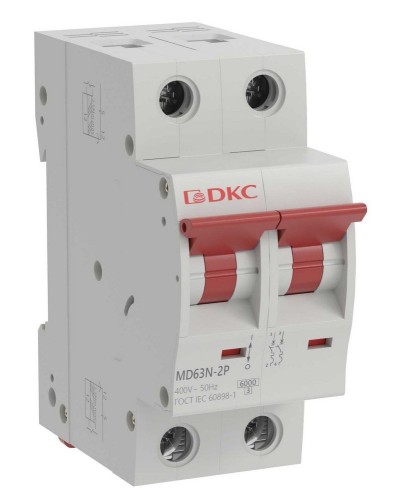 YON max MD63N 2P 20А 6кА C (MD63N-2PC20). Автоматический выключатель. ДКС в Химках