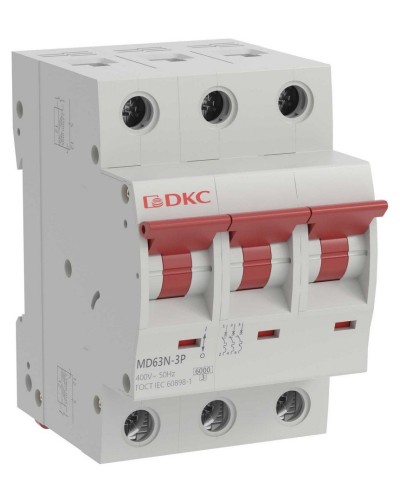 YON max MD63N 3P 32А 6кА C (MD63N-3PC32). Автоматический выключатель. ДКС в Химках