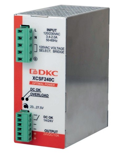 Источник питания однофазный, 240Вт, 5А, 48В (XCSF240DP). Источник питания OPTIMAL POWER однофазный, с ORing диодом. ДКС в Химках