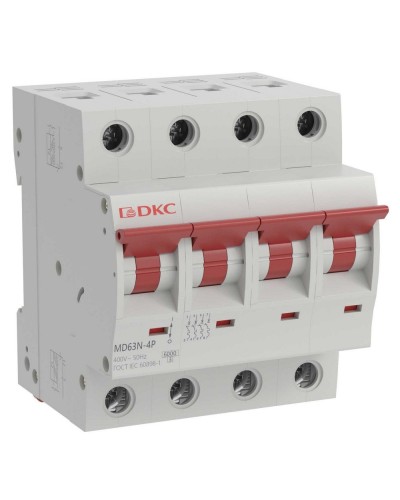 YON max MD63N 4P 63А 6кА C (MD63N-4PC63). Автоматический выключатель. ДКС в Химках