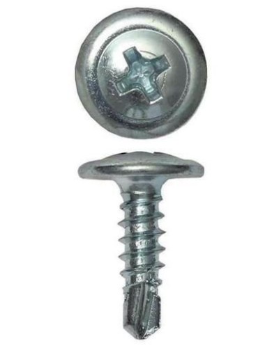 Саморез с пресс-шайбой 4.2х41 со сверлом (200 шт) (CM274041). Саморез с пресс-шайбой. ДКС в Химках