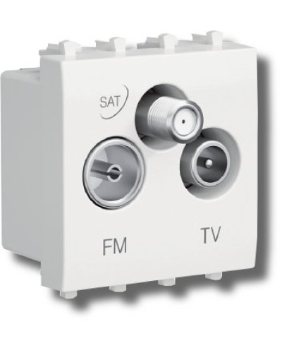 Розетка TV-FM-SAT Avanti 1 модуль белое облако (4400532): Розетка TV-FM-SAT в Химках