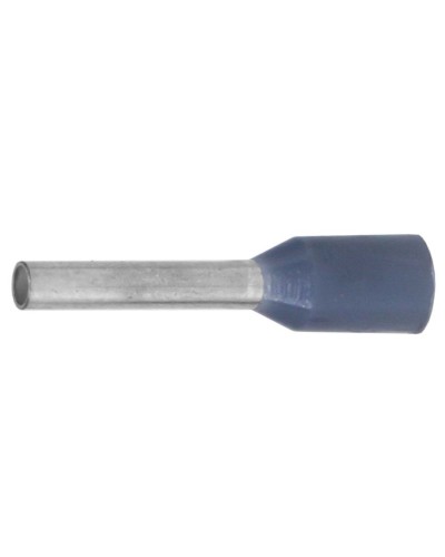 Наконечник-гильза НШВИ 0.75-12, серый (100 шт) (IF0.75-12GR). Наконечник-гильза с изолированным фланцем. ДКС в Химках