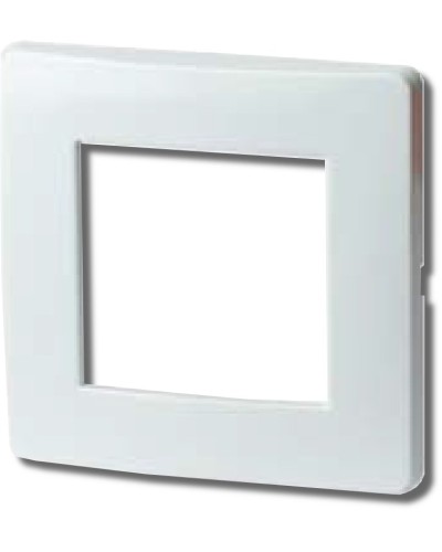 Рамка на 2 модуля (одноместная), белая (75010W): Рамка одноместная, Brava в Химках