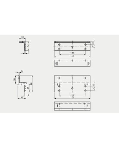 L+Z кронштейн для EMC 1200 ALH. L+Z кронштейн для EMC 1200 ALH. dormakaba в Химках