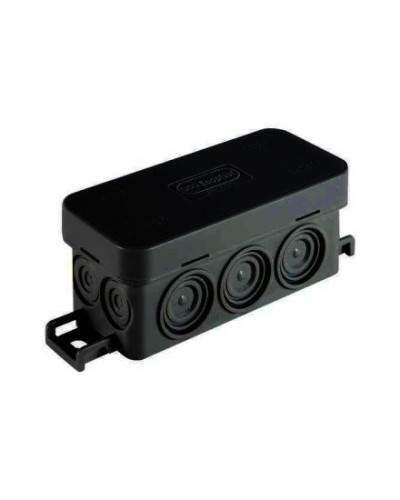 Коробка JBL090 90х42х40, 10 вых., IP55, черная (44055BL-1). Коробка монтажная. Экопласт в Химках
