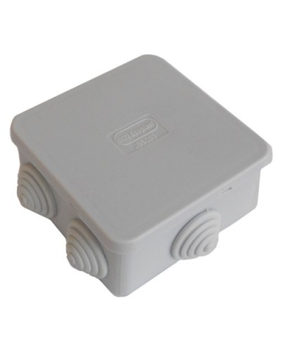 Коробка JBS080 85х85х40, 6 вых, IP44, серая (44006). Коробка монтажная. Экопласт в Химках