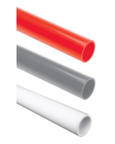 Ecoplast труба ПВХ гладкая, для аспирационной системы, D25, красная (33025-RD). Труба для аспирационной системы. Экопласт в Химках