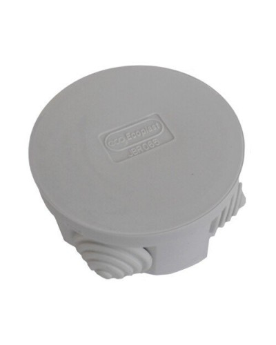 Коробка 3001 D70x36, 4 вых, IP55, серая (44001). Коробка монтажная. Экопласт в Химках