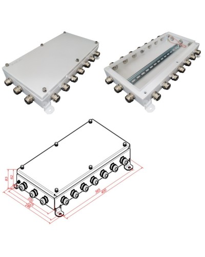 КМ IP66-2040. Коробка монтажная электротехническая. Гефест в Химках