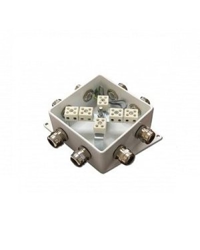 КМ-О (12к*10,0)-IP66-120х120, четыре ввода: Коробка монтажная огнестойкая в Химках