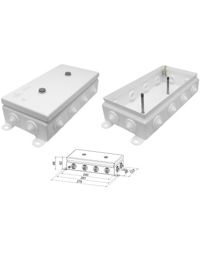 КМ IP55-1224. Коробка монтажная электротехническая. Гефест в Химках