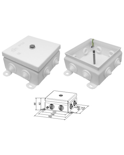 КМ IP55-1212. Коробка монтажная электротехническая. Гефест в Химках