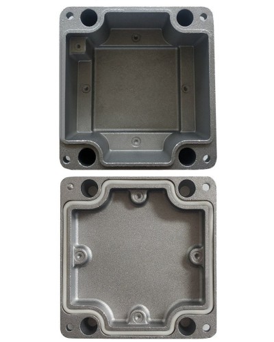 МКС Мороз, глухая, IP66/IP68, серый. Коробка коммутационная металлическая. Магнито-Контакт в Химках