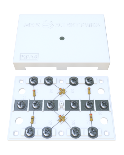KRA-4 75 Om white (MEC42101). Коробка на 4 абонента. МЭК-Электрика в Химках