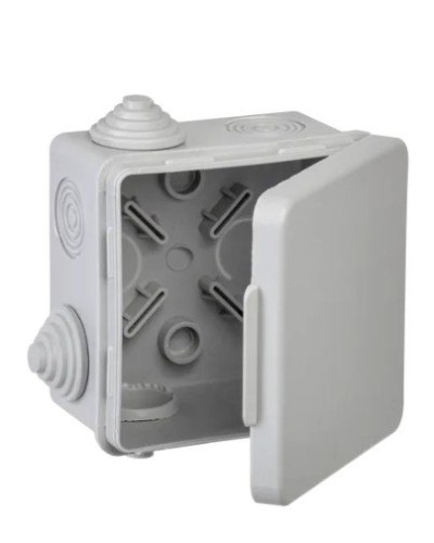 Коробка КМ 80х80х50 GENERICA (UKO31-080-080-050-K03-54G). Коробка распаячная для открытой проводки. GENERICA в Химках