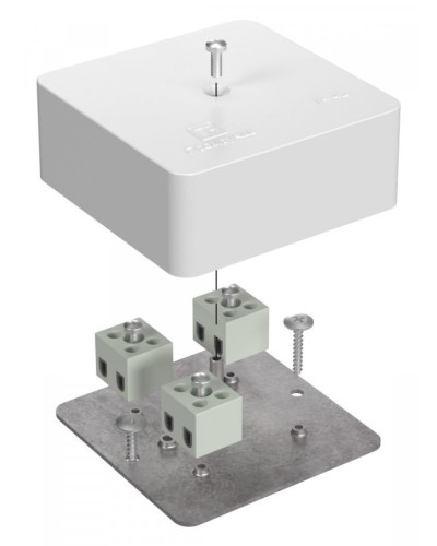 Коробка огнестойкая 75х75х30 (40-0450-FR1.5-6). Коробка огнестойкая для открытой установки. Промрукав в Химках