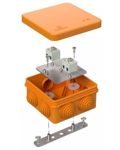 Коробка огнестойкая 80х80х40 (40-0210-FR1.5-4). Коробка огнестойкая для открытой установки. Промрукав в Химках