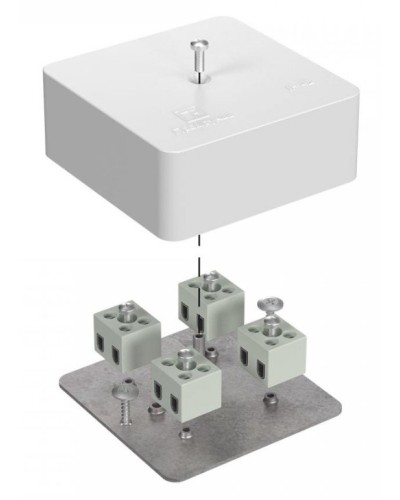 Коробка огнестойкая 75х75х30 (40-0450-FR1.5-8). Коробка огнестойкая для открытой установки. Промрукав в Химках