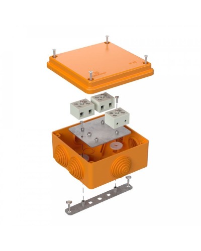 Коробка огнестойкая 100х100х50 (40-0300-FR6.0-6). Коробка огнестойкая для открытой установки. Промрукав в Химках