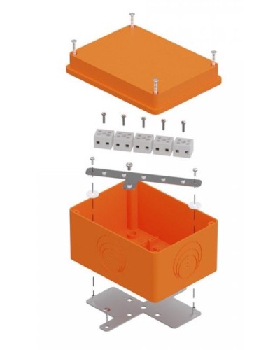 Коробка огнестойкая 150х110х90 E15-E120 для о/п (40-0351-FR1.5-10). Коробка огнестойкая для открытой установки. Промрукав в Химках