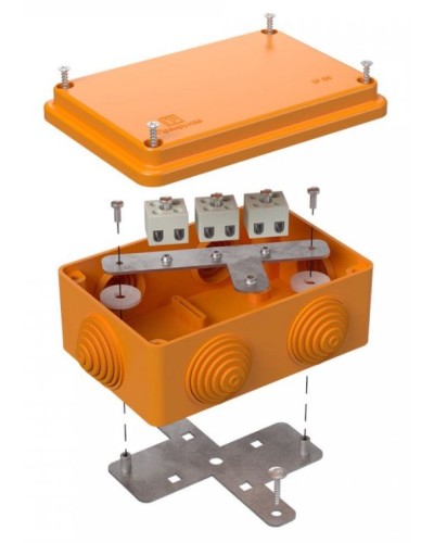 Коробка огнестойкая 120х80х50 (40-0340-FR2.5-6). Коробка огнестойкая для открытой установки. Промрукав в Химках
