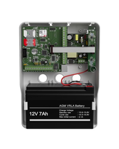 Mega v.5 LTE в корпусе (под АКБ 1,2-7 Ач с БРП 12V 2,5А). Панель охранная радиоканальная. Ритм в Химках
