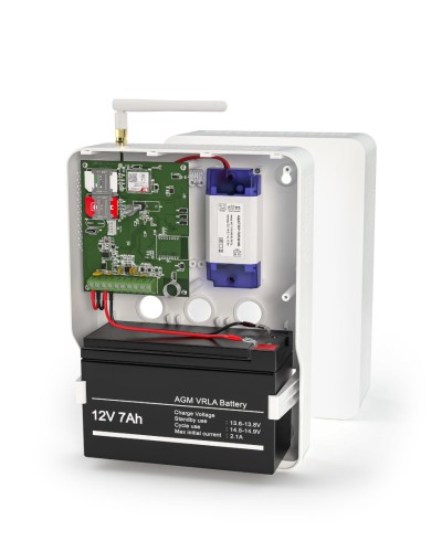 Контакт GSM-14А v.3 (в корпусе под АКБ 1,2-7 Ач с БРП 12V 1А). Панель охранная радиоканальная. Ритм в Химках