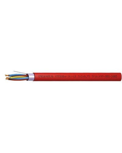 КПСВЭВнг(А)-LS 3х2х1,5 (Спецкабель). Кабель симметричный для систем сигнализации и управления, групповой прокладки, с пониженным дымо- и газовыделением. Спецкабель в Химках