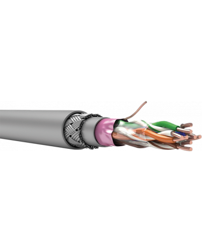 TechnoLAN F/UTP SWA PS Cat 5e ZH нг(A)-HF 2x2x0,52. Кабель «витая пара» (LAN) для структурированных систем связи. СПКБ-Техно в Химках