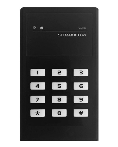 STEMAX KD Livi (черный). Беспроводная кнопочная кодовая панель. Стелс НПП в Химках